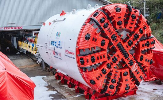First two new Ø6.61m  machines head to Indore