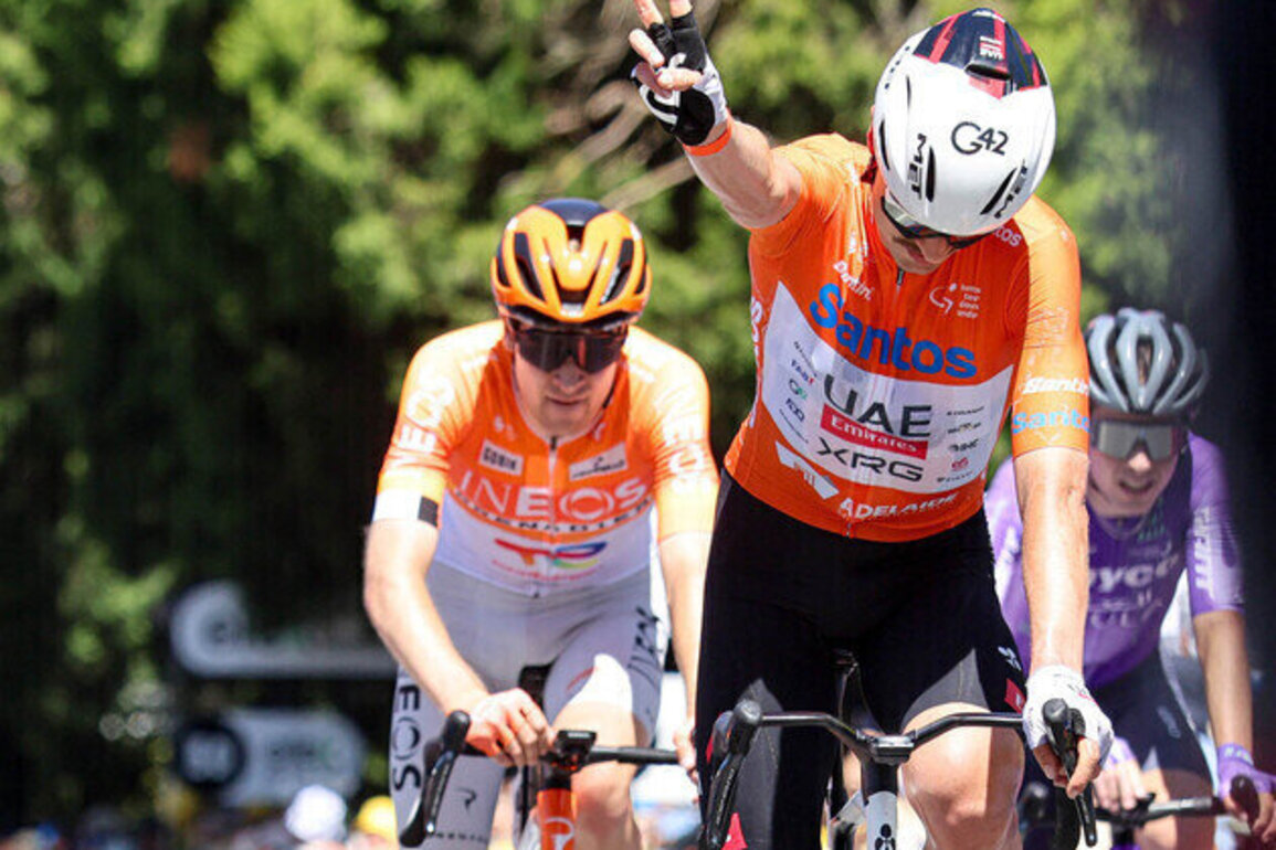 Jay Vine clinches Tour Down Under overall victory for UAE Team Emirates-XRG