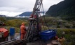  Drilling at Grande Portage Resources’ Herbert gold project in Alaska