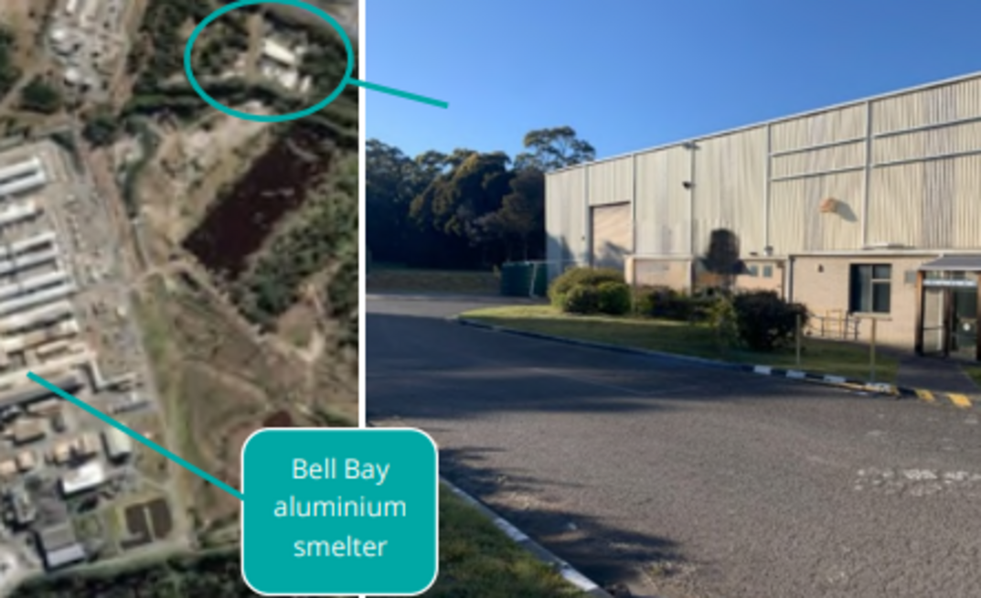 Alcore's centre in Bell Bay, Tasmania.