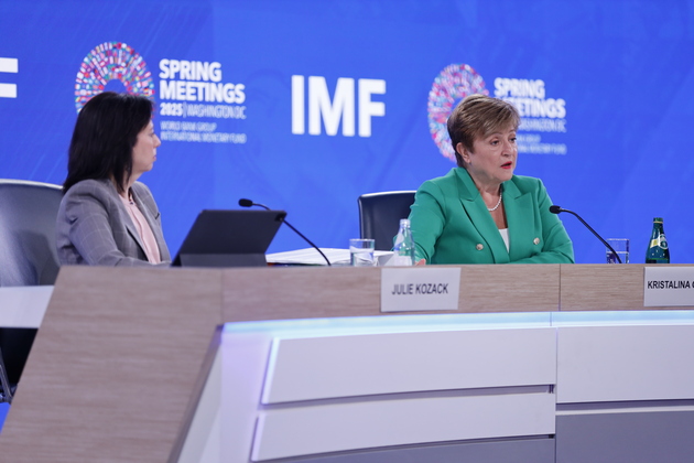 U.S.-WASHINGTON, D.C.-WBG-IMF-SPRING MEETINGS-IMF CHIEF-PRESS CONFERENCE