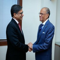 Foreign Secretary Vikram Misri visits Mauritius, calls on PM Ramgoolan