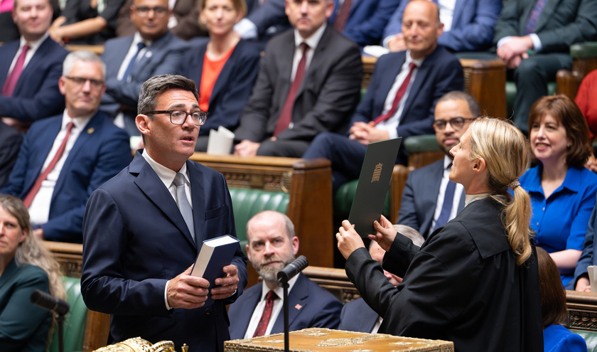 Andy Burnham in Parliament © House of Commons