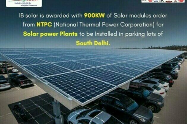 Indian Module Manufacturer IB Solar supplies solar panels for 25 SDMC Parking lots with NTPC
