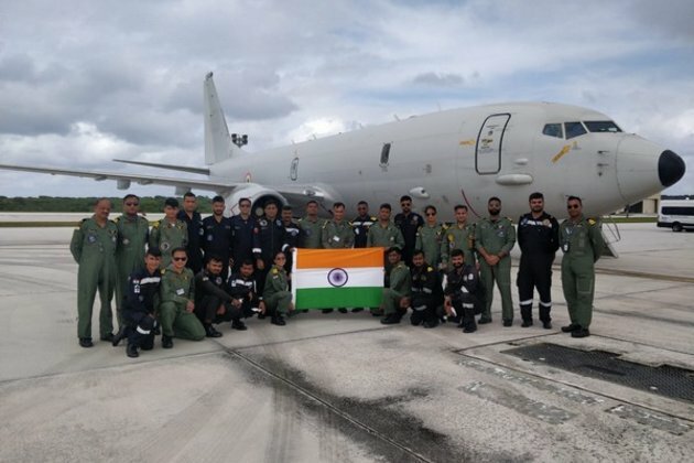 Indian Navy's P8I aircraft participates in multinational exercise Sea Dragon at Guam, USA