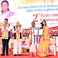 Social, moral obligation of doctors to place interests of patients above all else: President Murmu at AIIMS Nagpur Convocation
