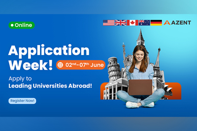 Azent Overseas Education Announces 'Azent Application Week' from June 2-7, 2025 - Your Gateway to Global Education