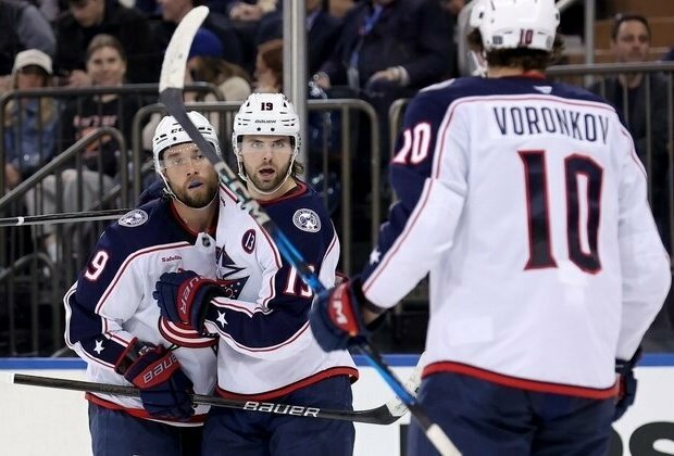 Blue Jackets face Devils aiming to end road trip at .500