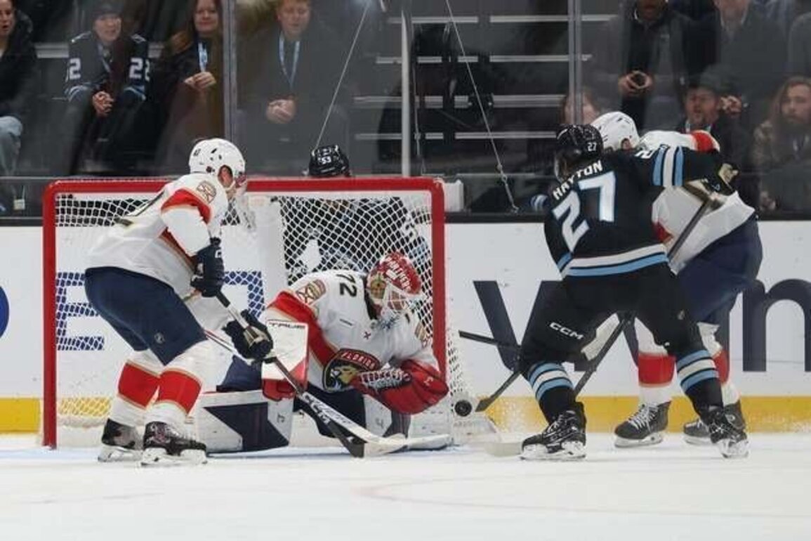 Panthers' final-minute goal extends Mammoth's skid