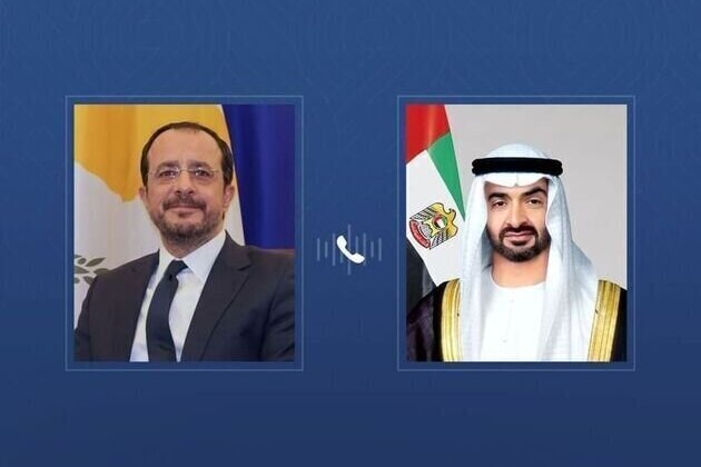 UAE and Cyprus Presidents discuss implications of regional escalation