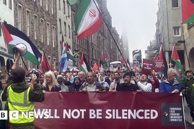 Police warning ahead of pro-Palestine protest in Edinburgh