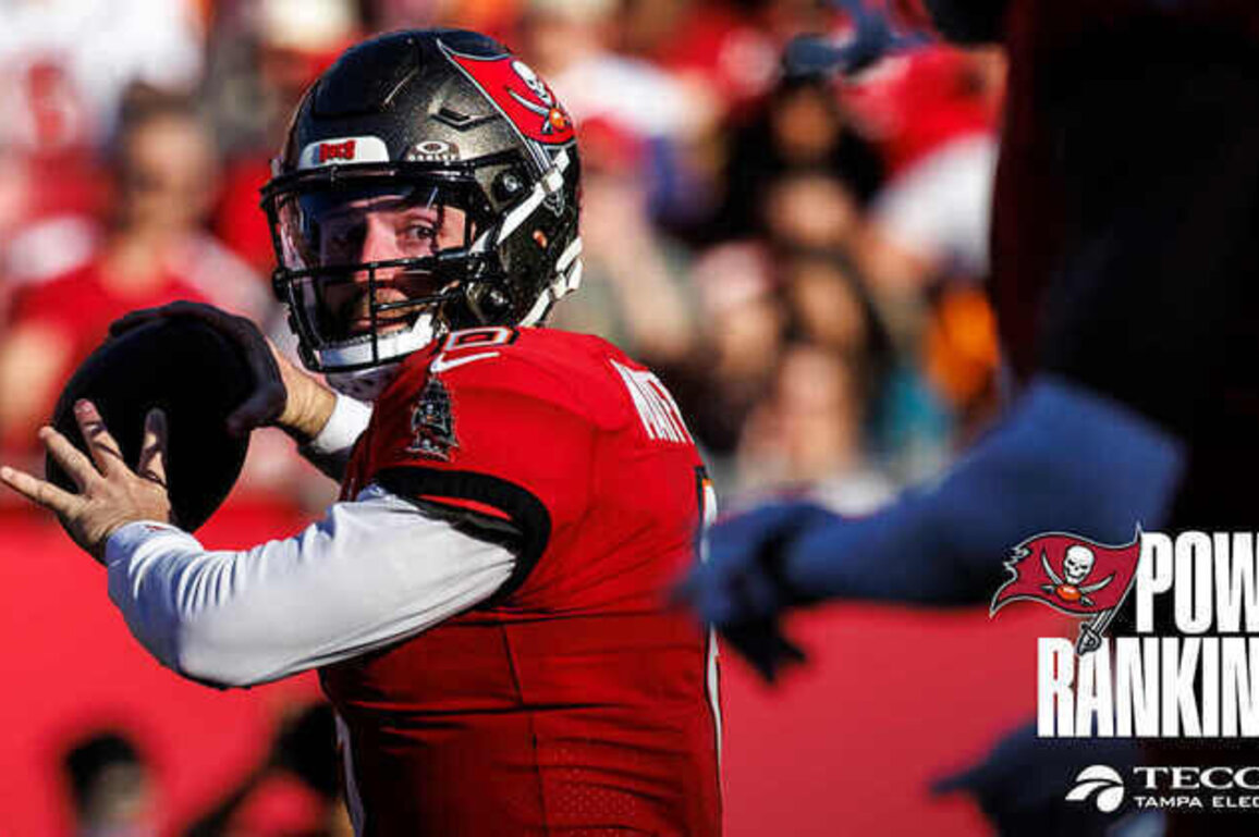 2025 Bucs NFL Power Rankings Week 14