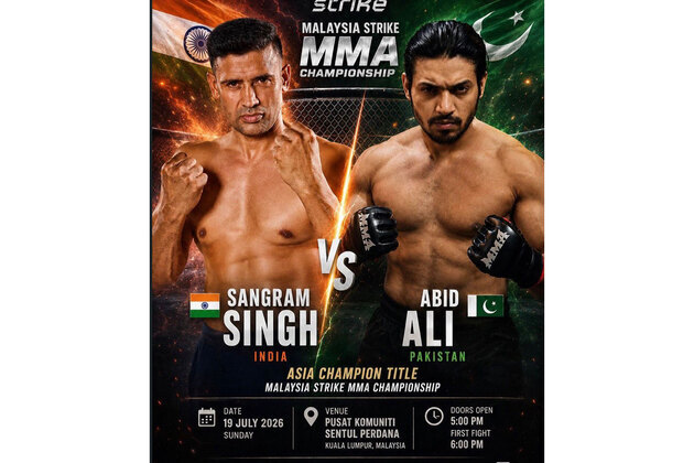 Sangram Singh set for historic Asia Championship MMA clash against Pakistan's Abid Ali