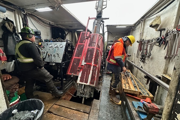 Drilling at the Camelot property