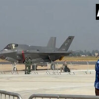 US fighter aircraft on display at Aero India air show in Bengaluru