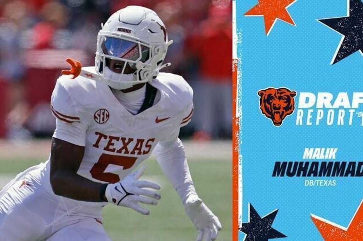 Bears select Texas DB Malik Muhammad 124th overall