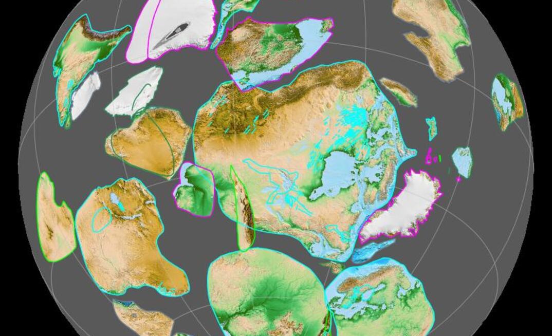 The supercontinent Rodinia.