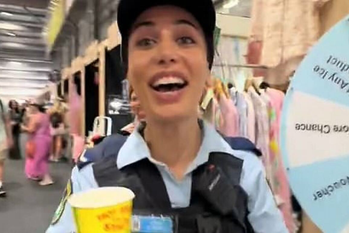 Aussie cop sets hearts racing as she is dubbed the 'most gorgeous police officer ever'