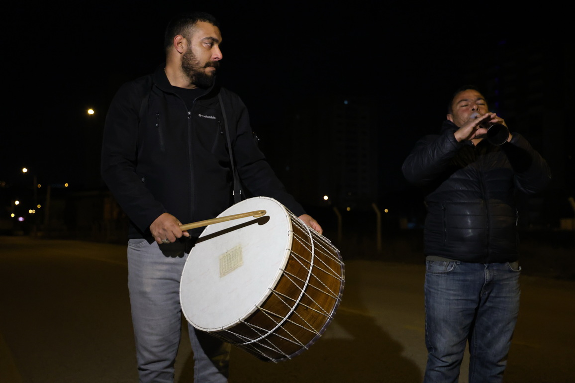 TRKIYE-ANKARA-TRADITIONAL RAMADAN DRUMMERS