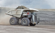 The Liebherr T 284 mining truck