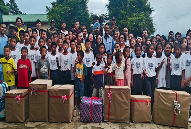 Assam Rifles celebrates foundation day of Kohima orphanage and destitute home