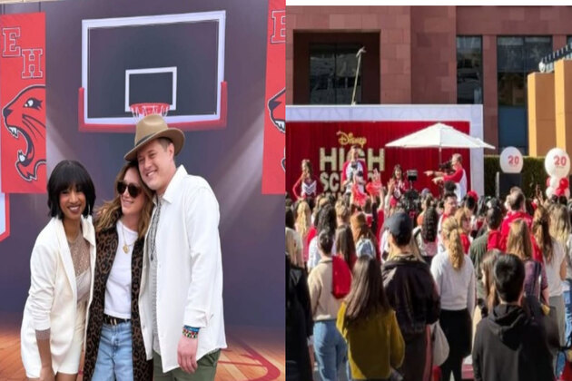 'High School Musical' cast reunites at Disney Studios to celebrate 20 years