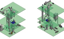 Crystalliser consists of heat exchangers, pumps, piping, dryers and evaporators