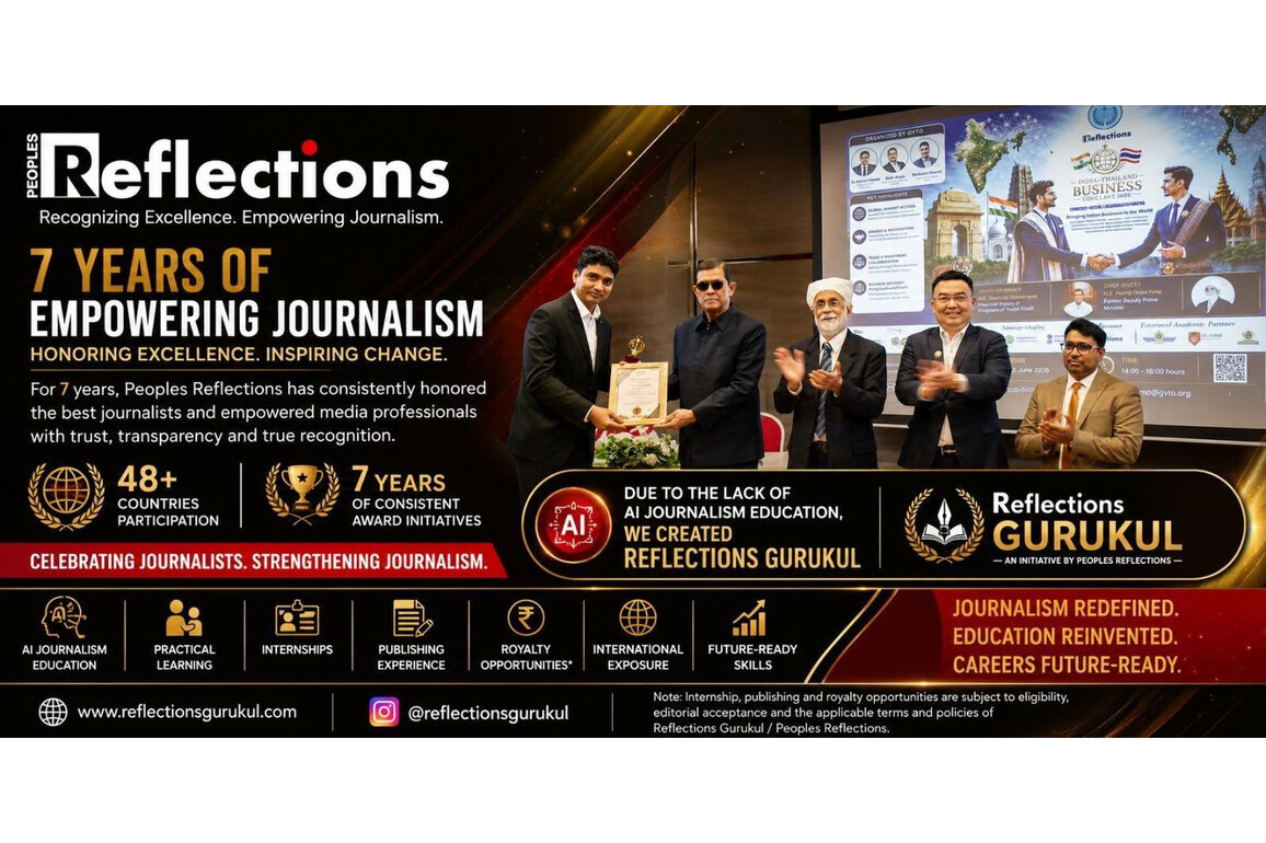 Peoples Reflections Marks Seven Years of Empowering Journalism, Launches Reflections Gurukul to Prepare Journalists for the AI Era