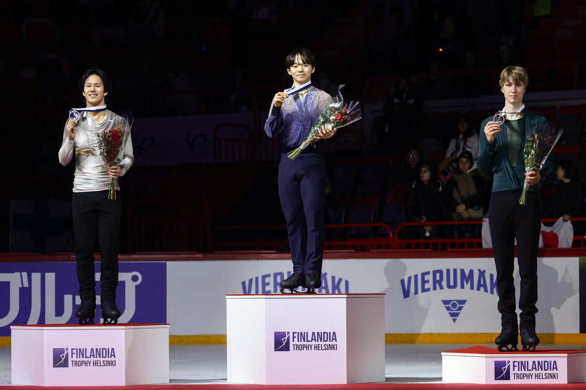 (SP)FINLAND-HELSINKI-FIGURE SKATING-ISU GRAND PRIX-MEN