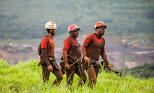   Rescue workers returning from a search operation following the Brumadinho disaster