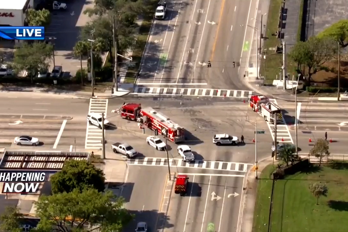 Roadway reopens after chemical spill in Fort Lauderdale - WSVN 7News - Miami News, Weather, Sports