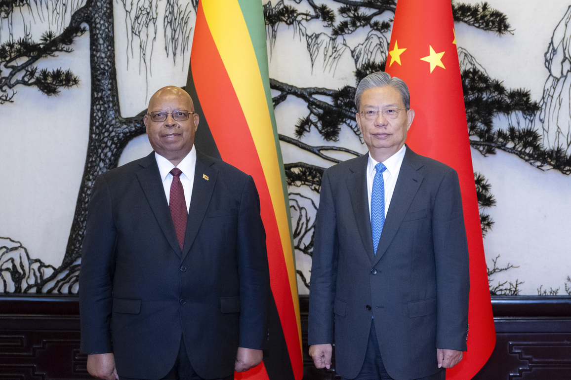 CHINA-BEIJING-ZHAO LEJI-ZIMBABWE-SPEAKER OF PARLIAMENT-TALKS (CN)