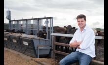  UNE's Associate Professor Sam Clark is part of an industry partnership looking at breeding low emission livestock. Picture courtesy UNE.