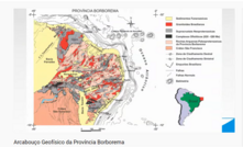  Mapa geofísico da Província de Borborema/Divulgação