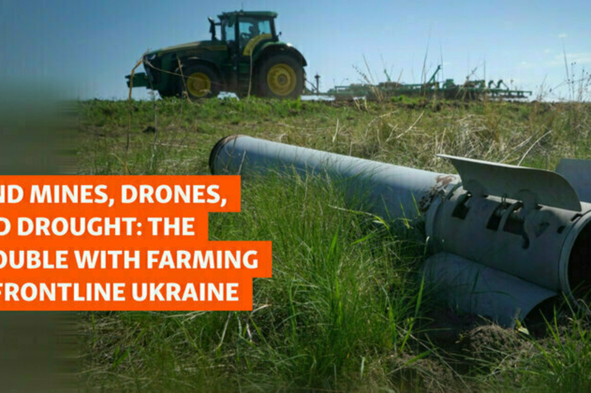 How Ukraine's Frontline Farmers Fight Drones Over Minefields 
