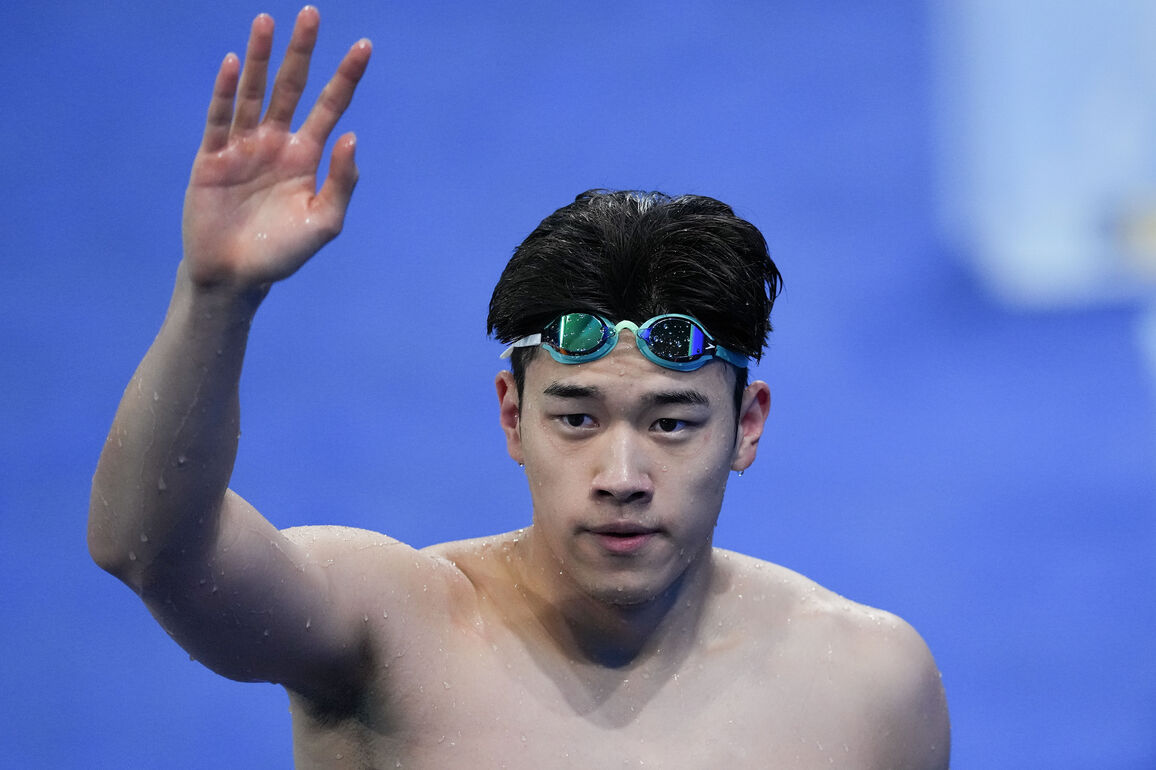 (SP)CHINA-15TH NATIONAL GAMES-SWIMMING-MEN'S 100M FREESTYLE-SEMIFINAL (CN)