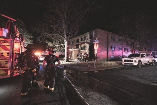 24 displaced after overnight apartment fire in Aurora
