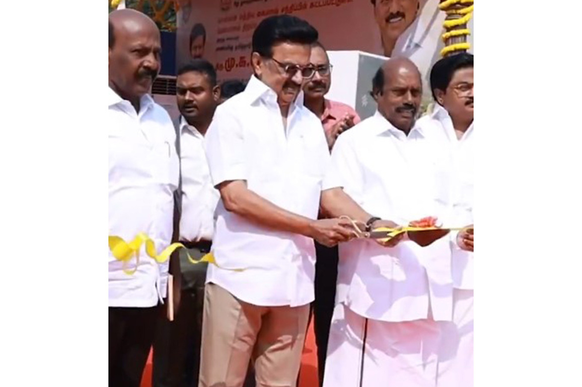 Tamil Nadu CM Stalin inaugurates flyover at Madhya Kailash junction in Adhyar, Chennai