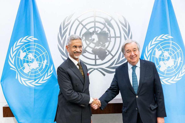 Jaishankar meets UN Secy-General in New York, discusses global challenges and India's growth