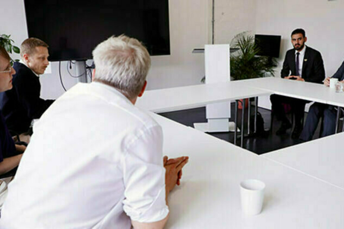 Information Minister visits (iRights Lab) in Berlin
