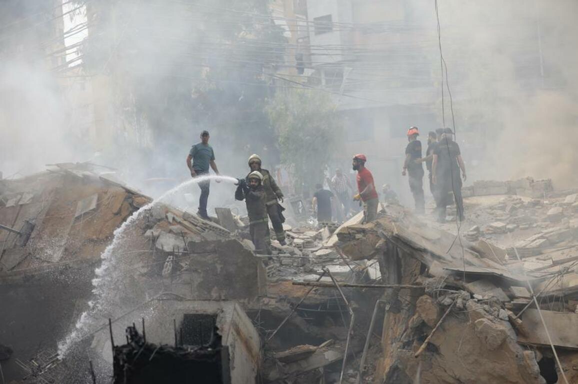 Israeli airstrikes hit Beirut suburb for first time since ceasefire