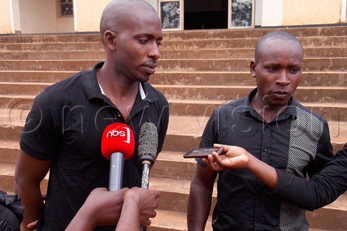 elatives of the deceased speaking to the media after the sentencing the convicts hoto by ouglas ubiru