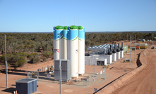 The LNG-fired power station at the Mt Marion lithium operation.