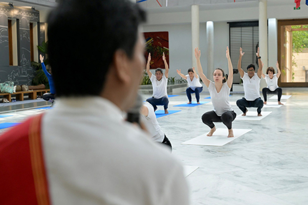 French Embassy in India hosts yoga session on 11th International Day of Yoga