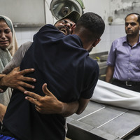 MIDEAST-GAZA CITY-MOURNING