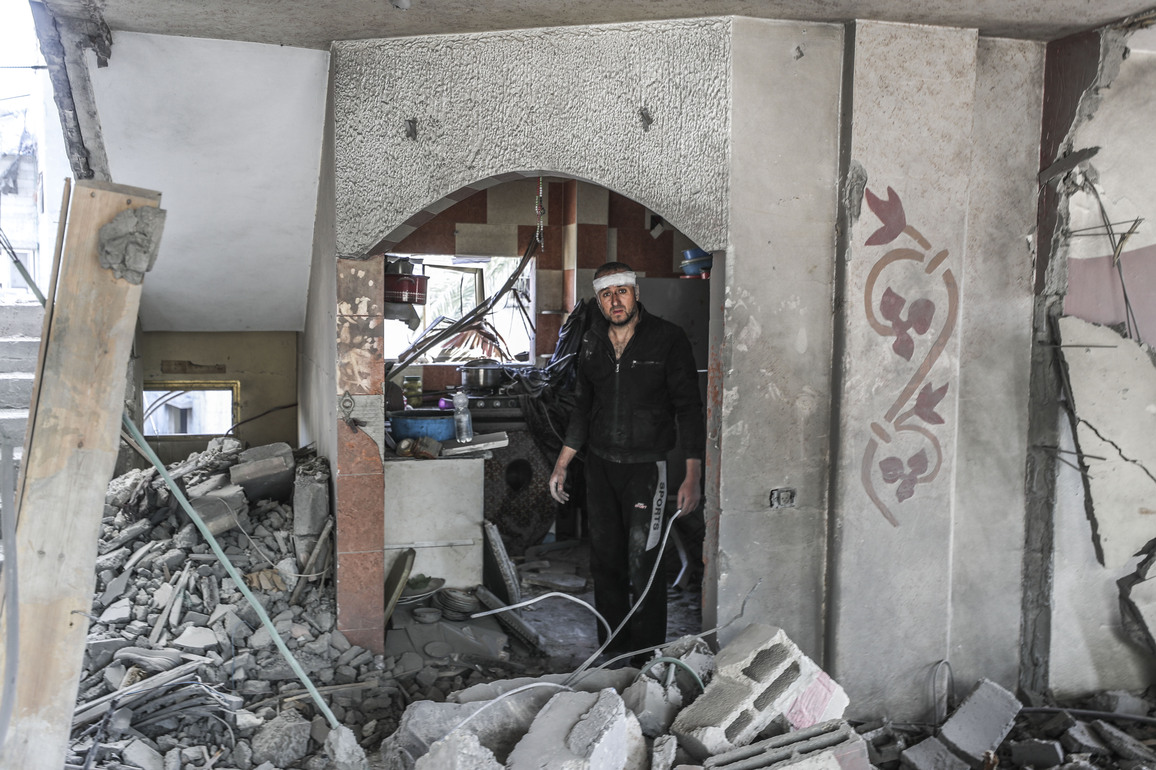 MIDEAST-GAZA-JABALIA REFUGEE CAMP-ISRAEL-ATTACKS