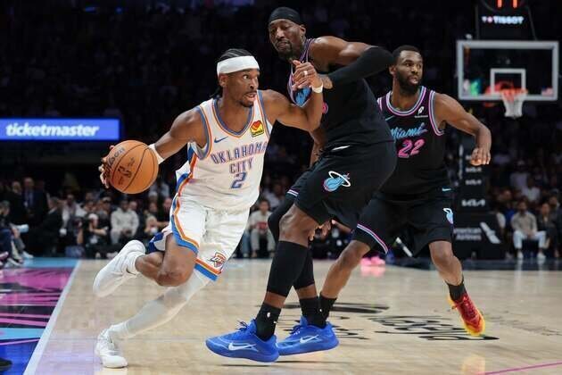 Heat use late Andrew Wiggins 3 to beat Thunder