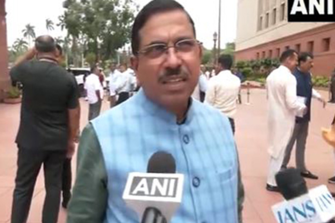 "When they lose, they doubt Election Commision, EVM," Pralhad Joshi on Oppn protest against Bihar SIR