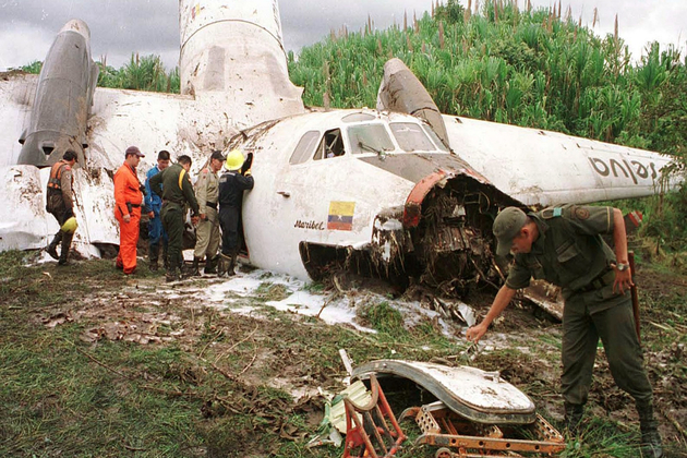 Colombian Satena flight disappears then found crashed with 15 on board, all dead