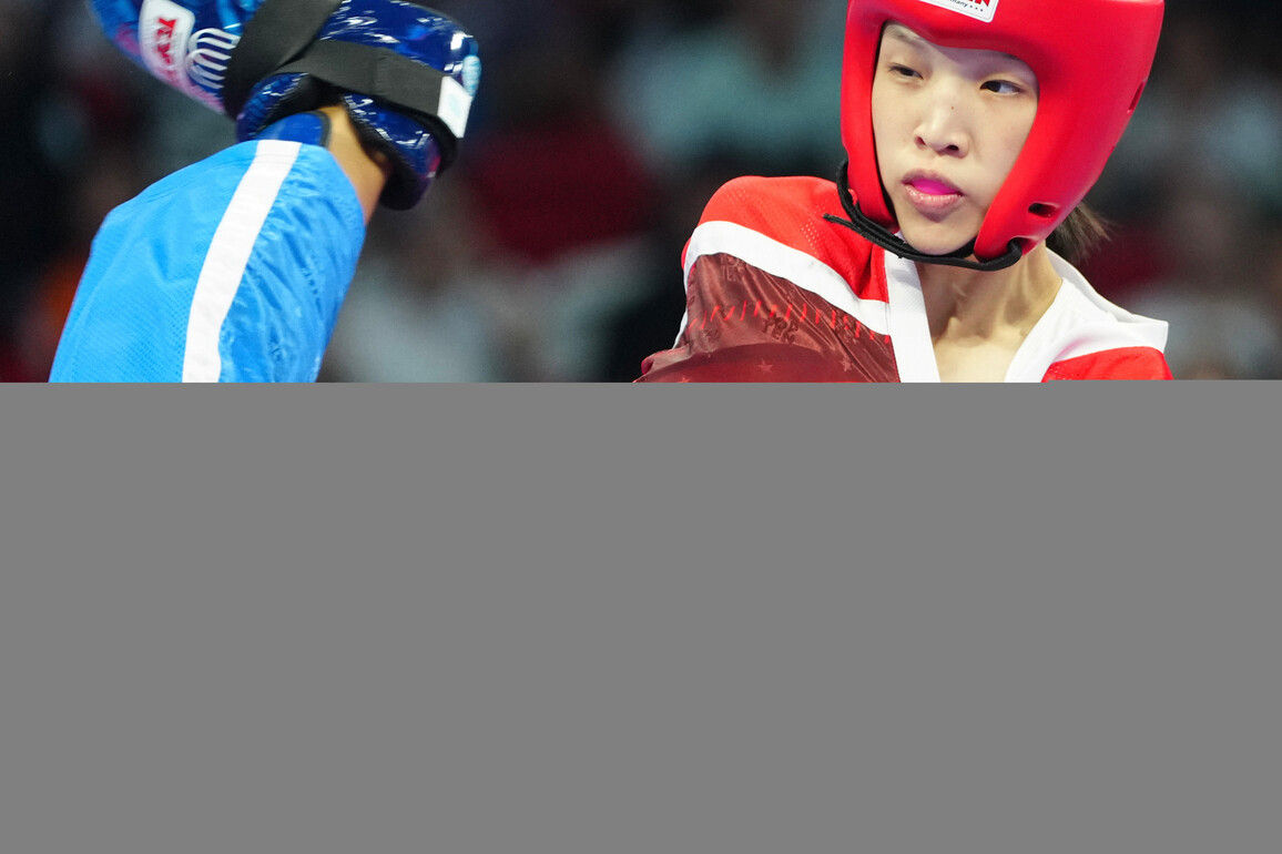 (SP)CHINA-CHENGDU-THE WORLD GAMES 2025-KICKBOXING-WOMEN'S POINT FIGHTING -50KG-QUARTERFINALS BOUT (CN)